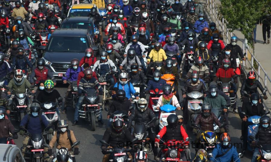 चान्सुको भ्रमणले उपत्यकाको सवारी आवागमन  प्रभावित, वैकल्पिक बाटो प्रयोग गर्न आग्रह