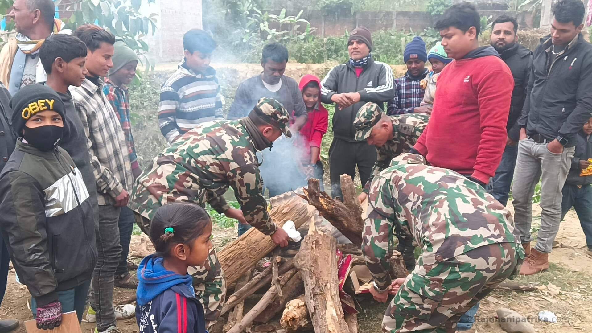 सिरहामा न्यानो बाड्दै नेपाली सेना,लाभान्वित भए विपन्न